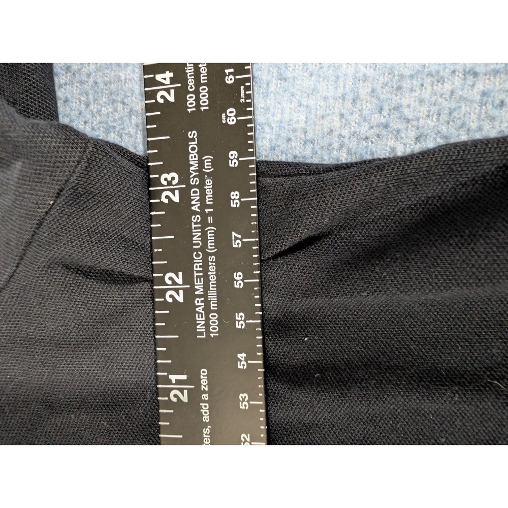 Fila Mens Pima Cotton Blend Short Sleeve Polo Shirt Black Size XL - Picture 7 of 7